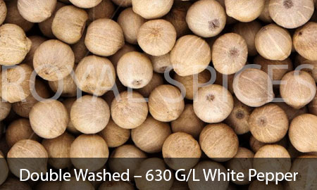 Double Washed – 630 G/L White Pepper