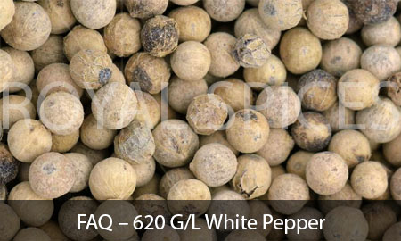 FAQ - 620 G/L White Pepper